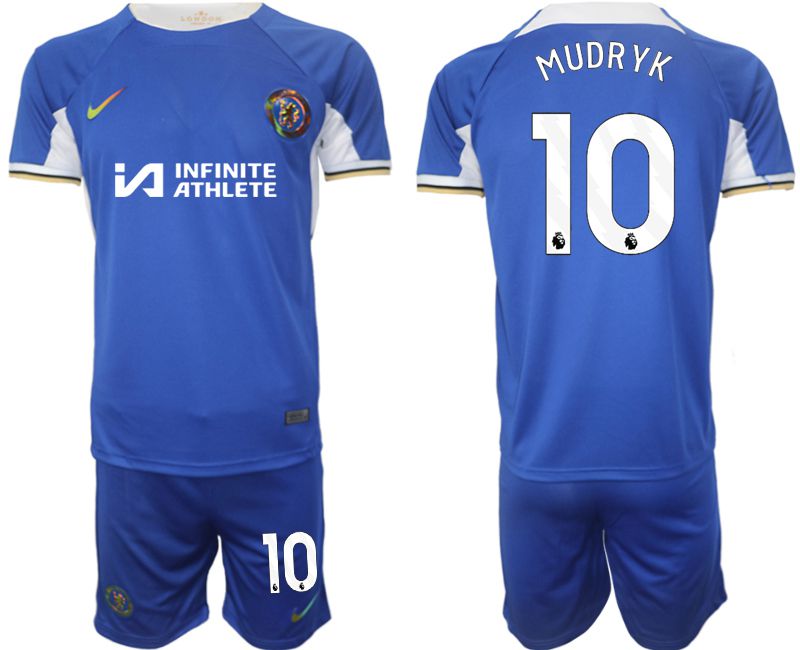 Men 2023-2024 Club Chelsea FC home blue #10 Soccer Jersey->chelsea jersey->Soccer Club Jersey